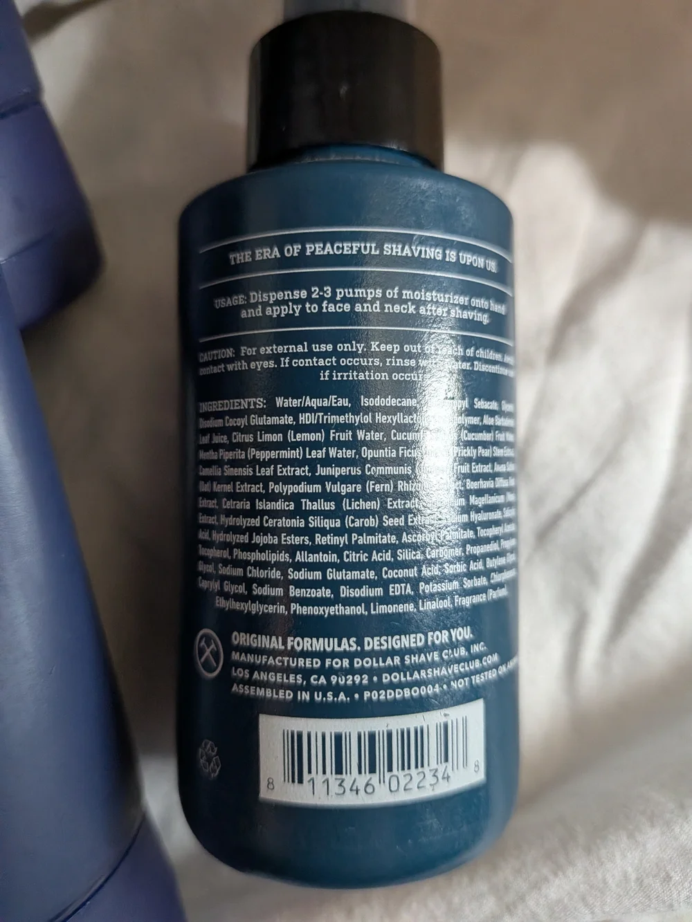 Dollar Shave Club Men’s Shave Butter & Prep Scrub Set — Navy
